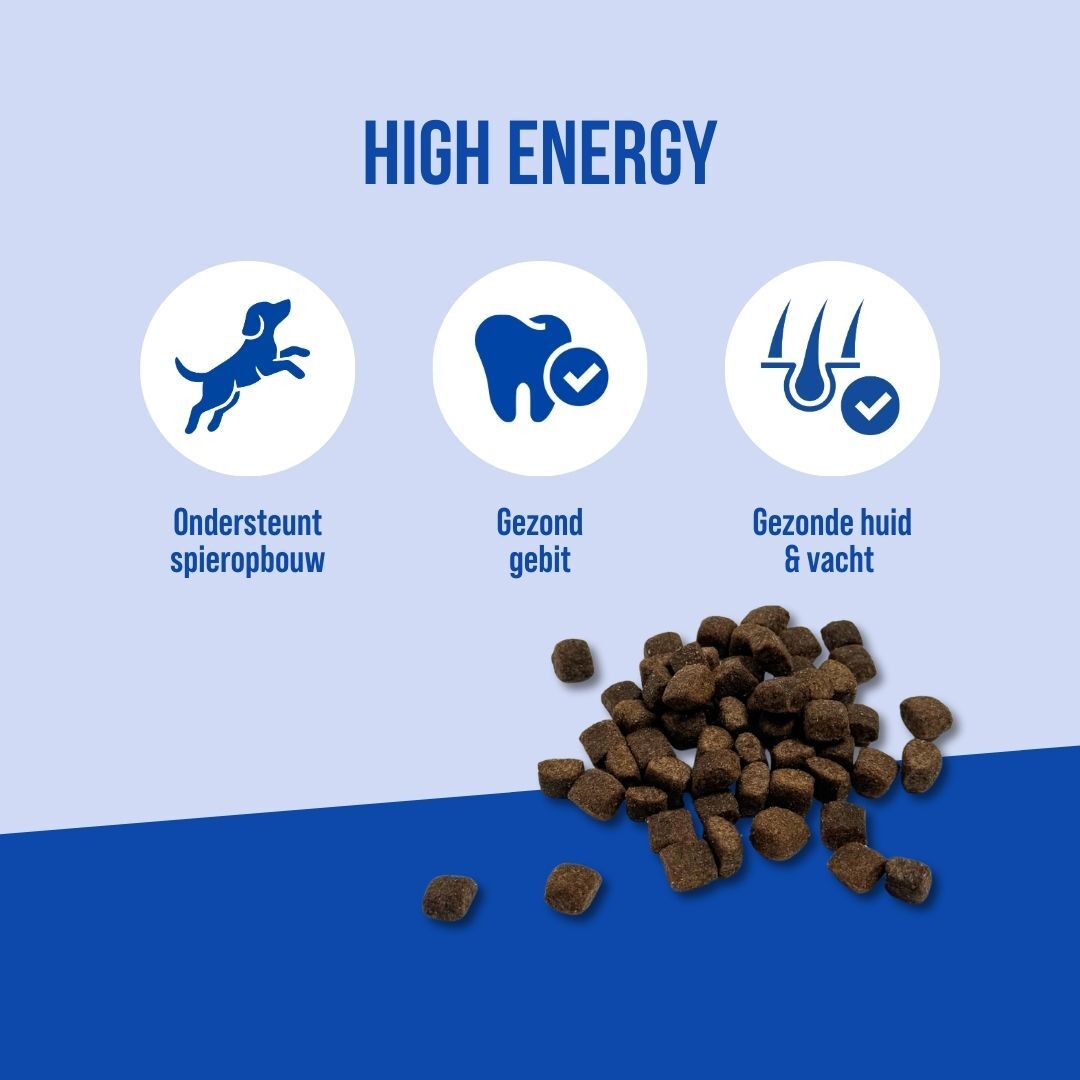 High-Energy krokant hondenvoer | 18kg