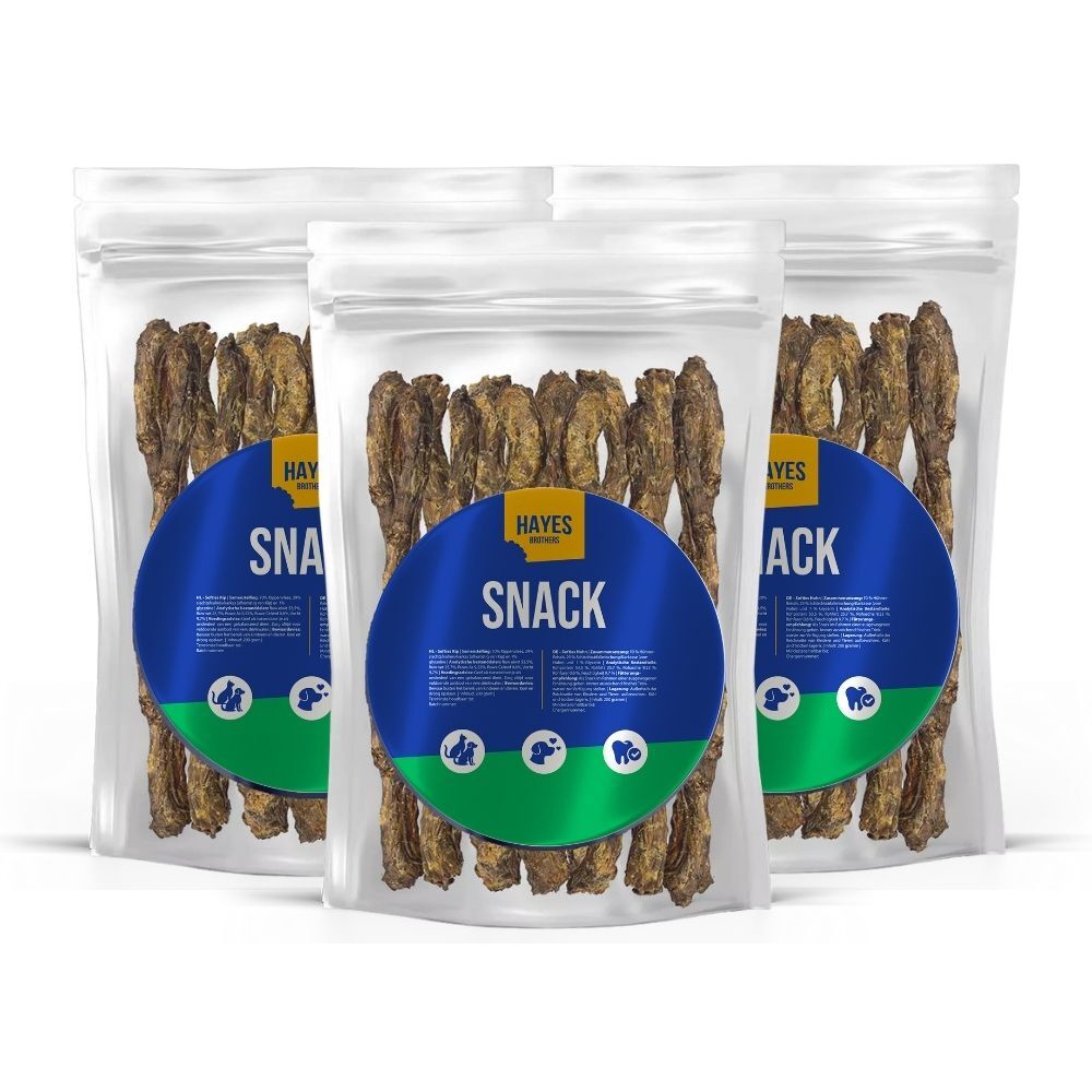 Hayes brothers eendennekken hondensnack 3 zakjes