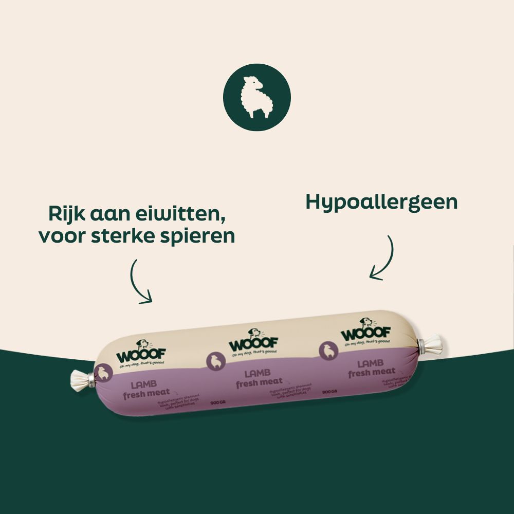Hypoallergeen Worstenpakket Lam worst usp afbeelding