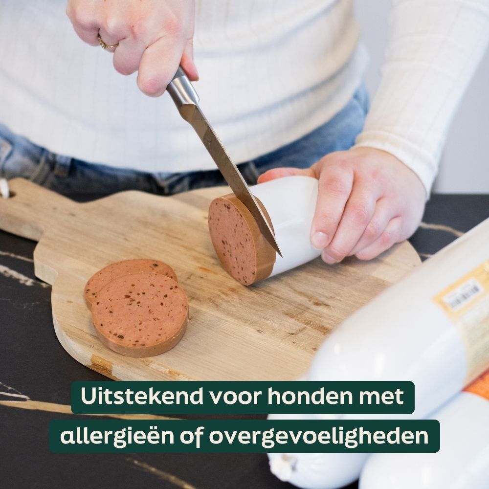 gesneden, leverworst, vlees, snijden, voedsel