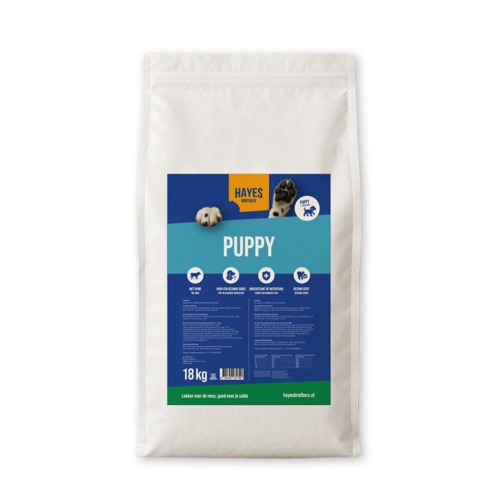 1 zak Hayes Brothers puppybrokken 18kg