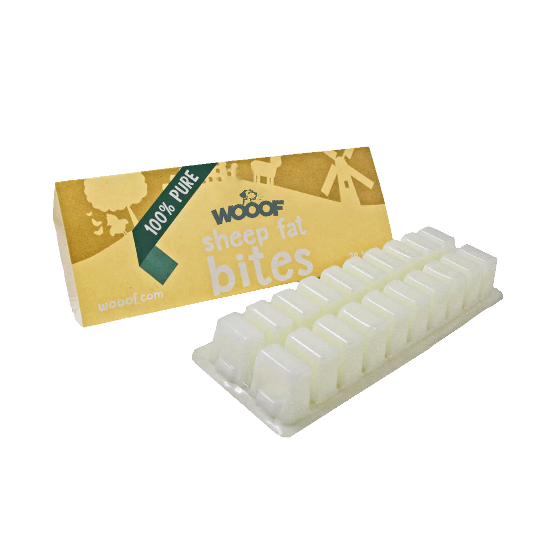 wooof knoflook bites schapenvet