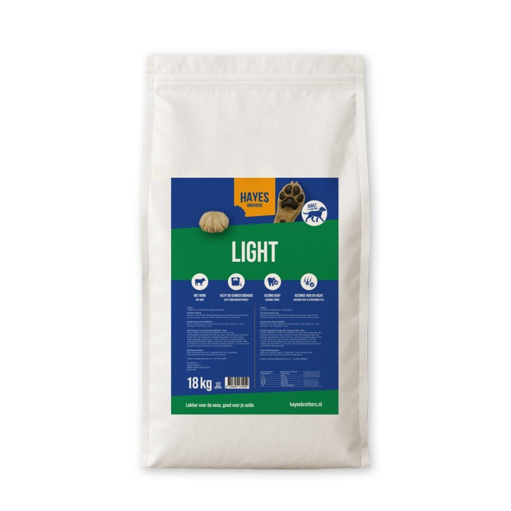 1 zak Hayes Brothers light hondenbrokken