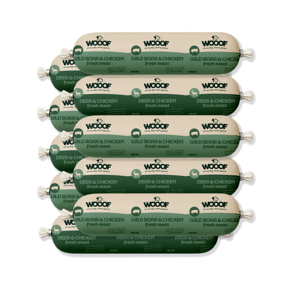 Wild worstenpakket 9 kilo's