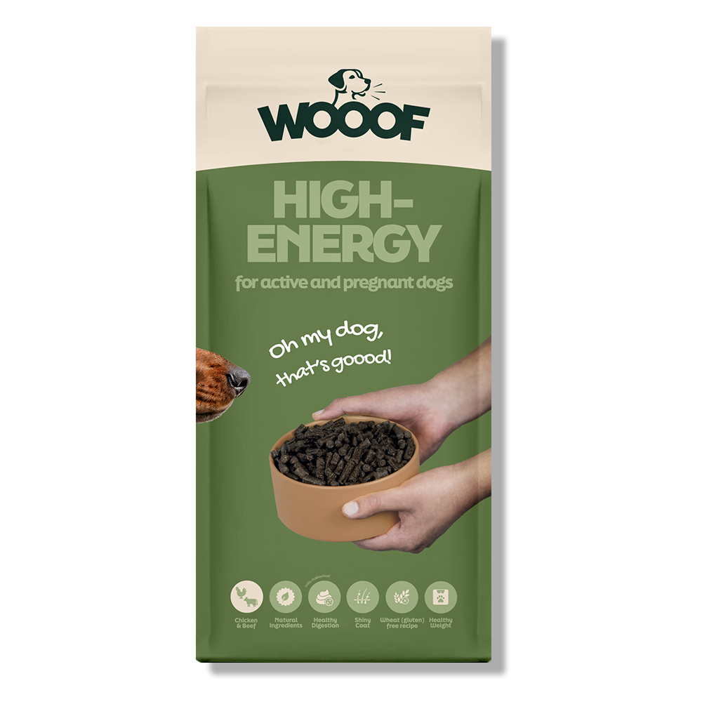 18kg zak WOOOF High-Energy hondenvoer
