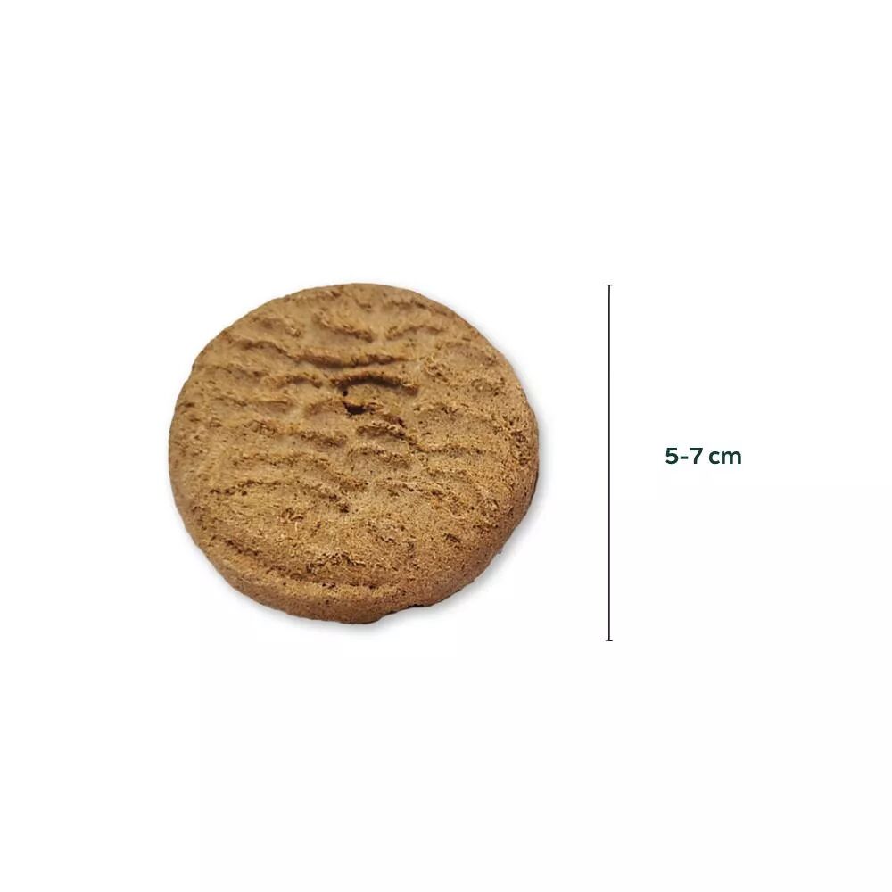 large koekje is circa 5 t/m 7 service