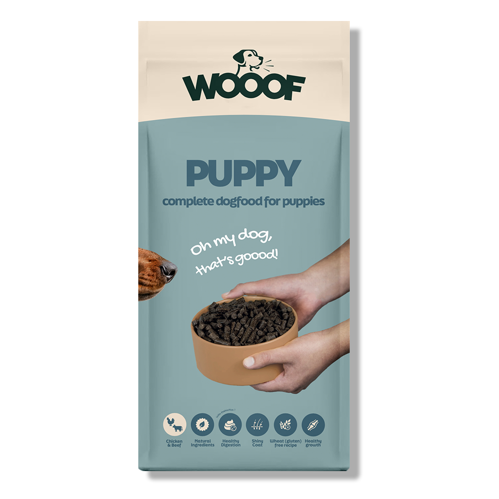 18kg zak WOOOF Puppy hondenvoer