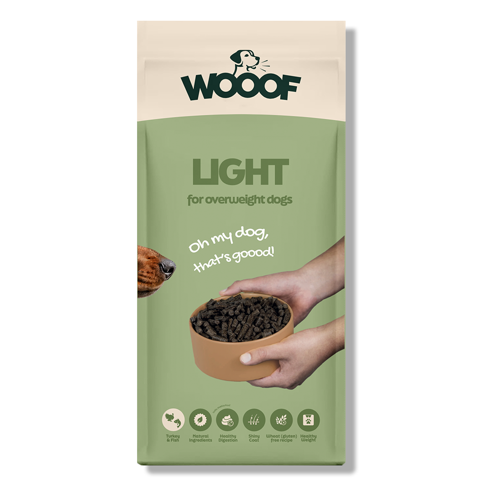 18kg zak WOOOF Light hondenvoer