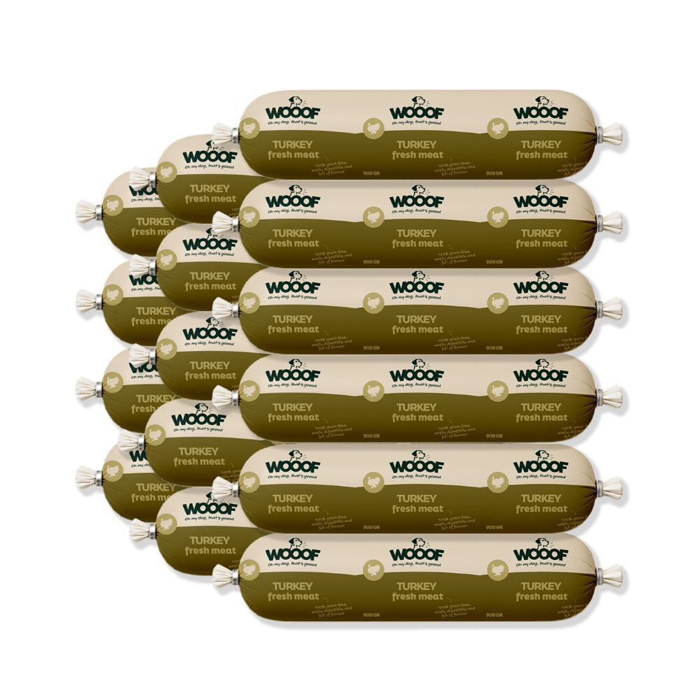 kalkoen worst 27 kilo gestoomd
