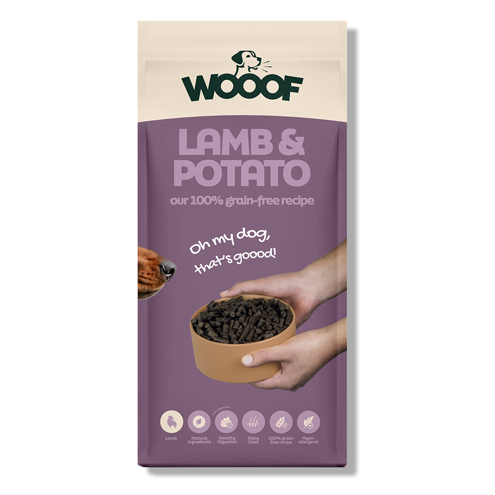 WOOOF Lamm & Kartoffel 18-kg-Sack WOOOF Lamm & Kartoffel Hundefutter