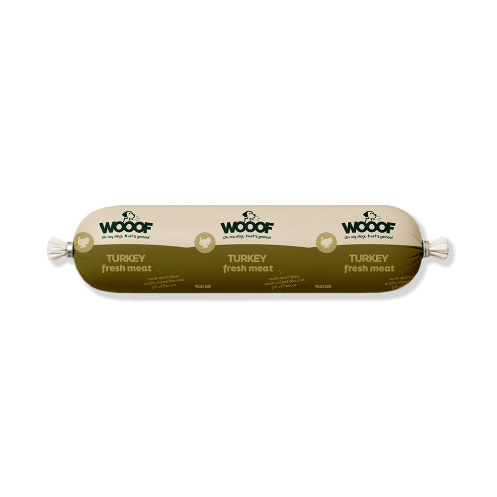 Truthahnwurst Frisch – Getreidefrei Pute Wurst 900 g