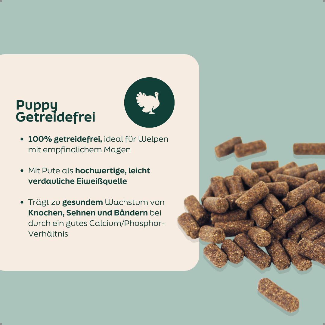 WOOOF Getreidefreies Welpenfutter Vorteile von WOOOF Puppy getreidefrei Hundefutter