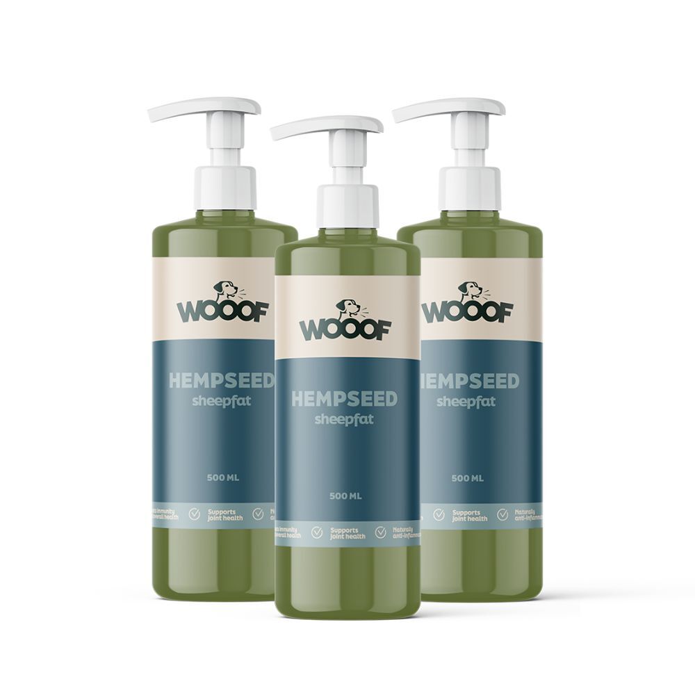 WOOOF Schafsfett  & Hanfsamenöl WOOOF Schafsfett  & Hanfsamenöl
