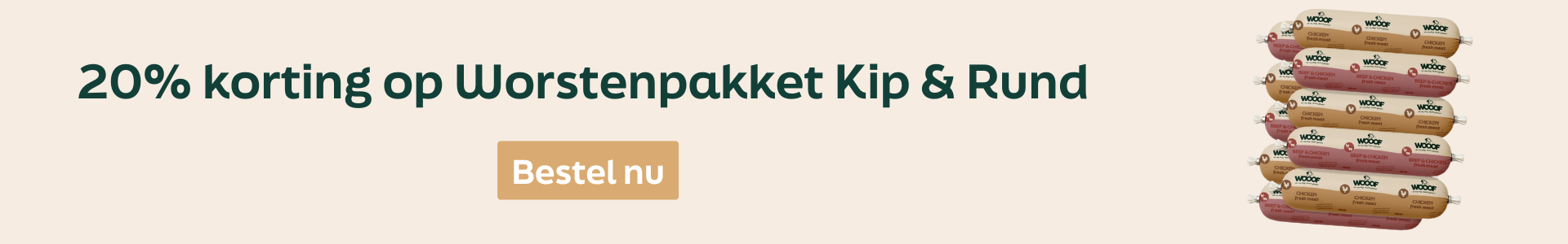 WOOOF aanbieding snacks