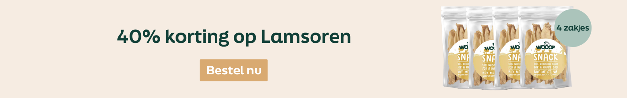 WOOOF aanbieding snacks