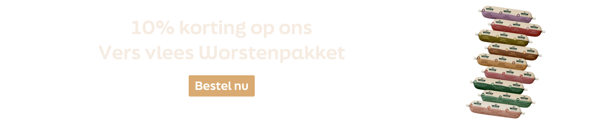 WOOOF aanbieding snacks