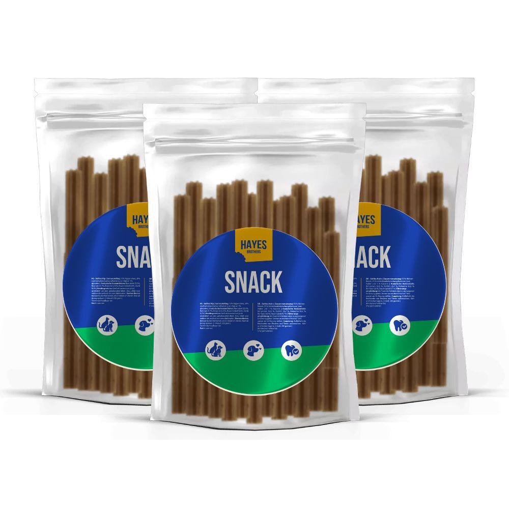 Hayes Brothers Small Dental sticks snack multipack van drie
