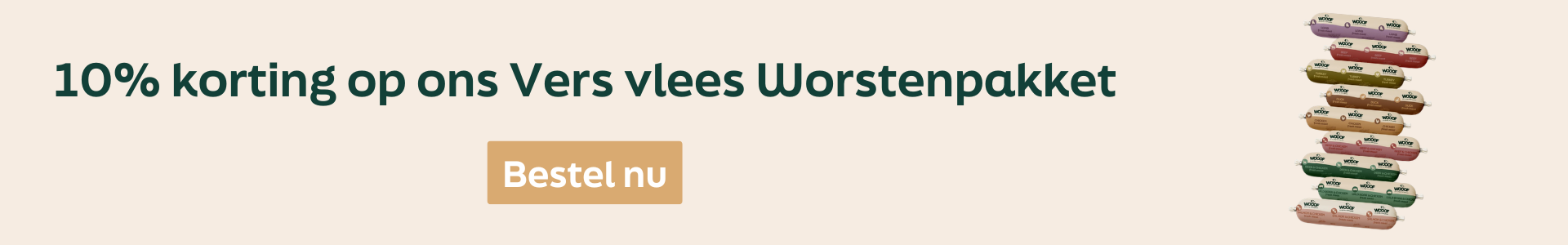 WOOOF aanbieding snacks