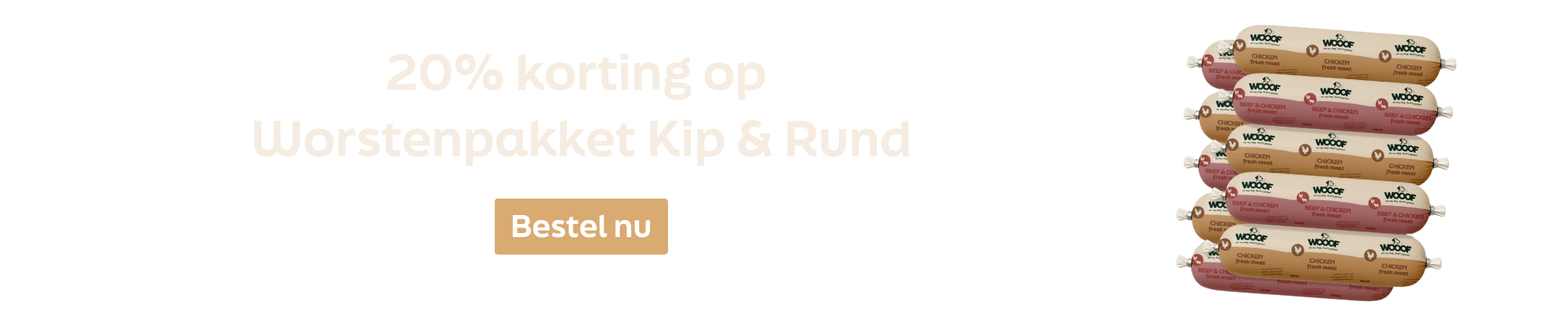 WOOOF aanbieding snacks