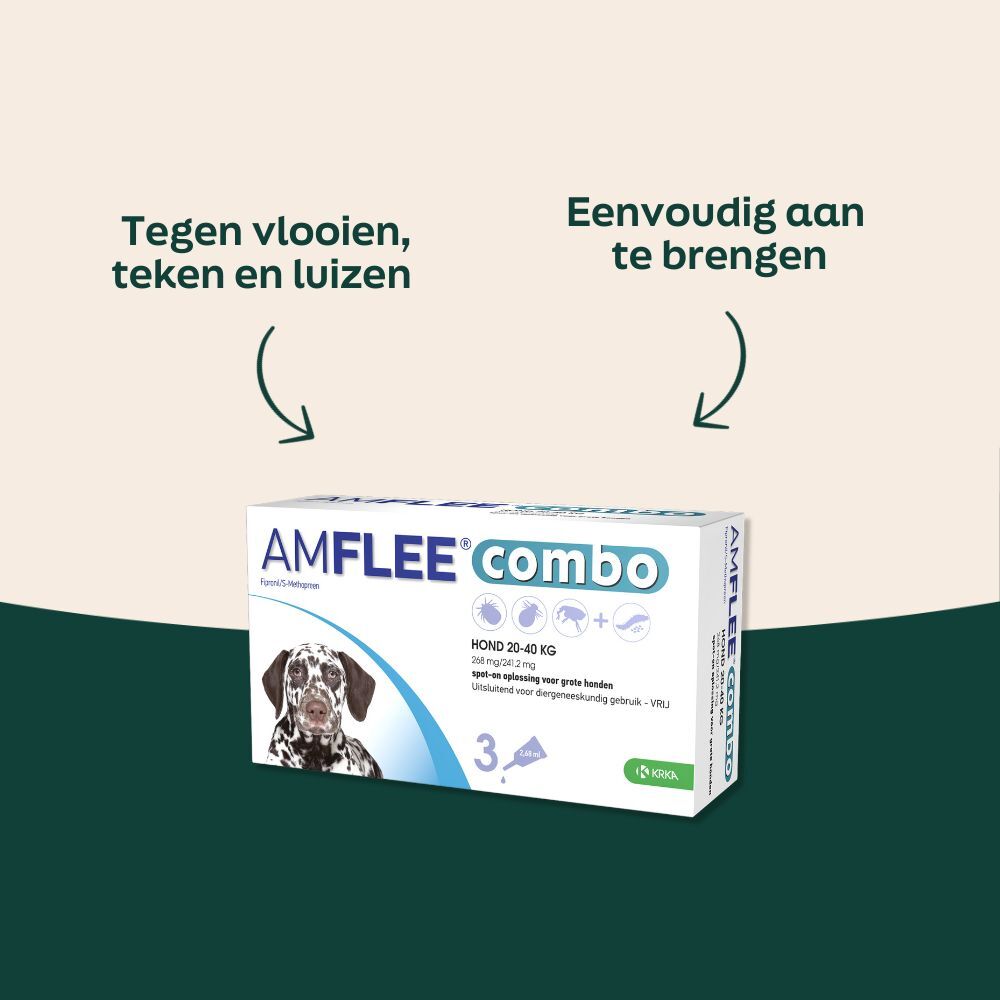 Vlooien en Teken Pipet - 3 Pipetten   20-40 kg