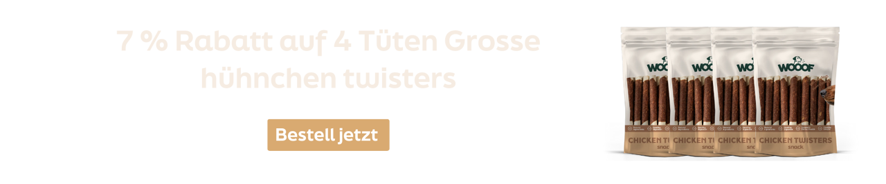 WOOOF aanbieding snacks
