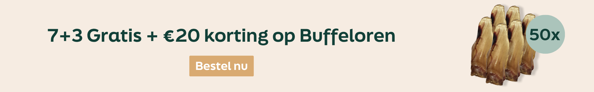 WOOOF aanbieding snacks