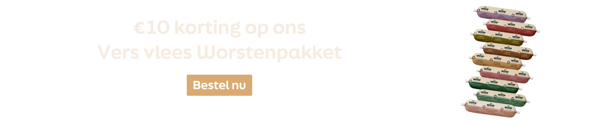 WOOOF aanbieding snacks