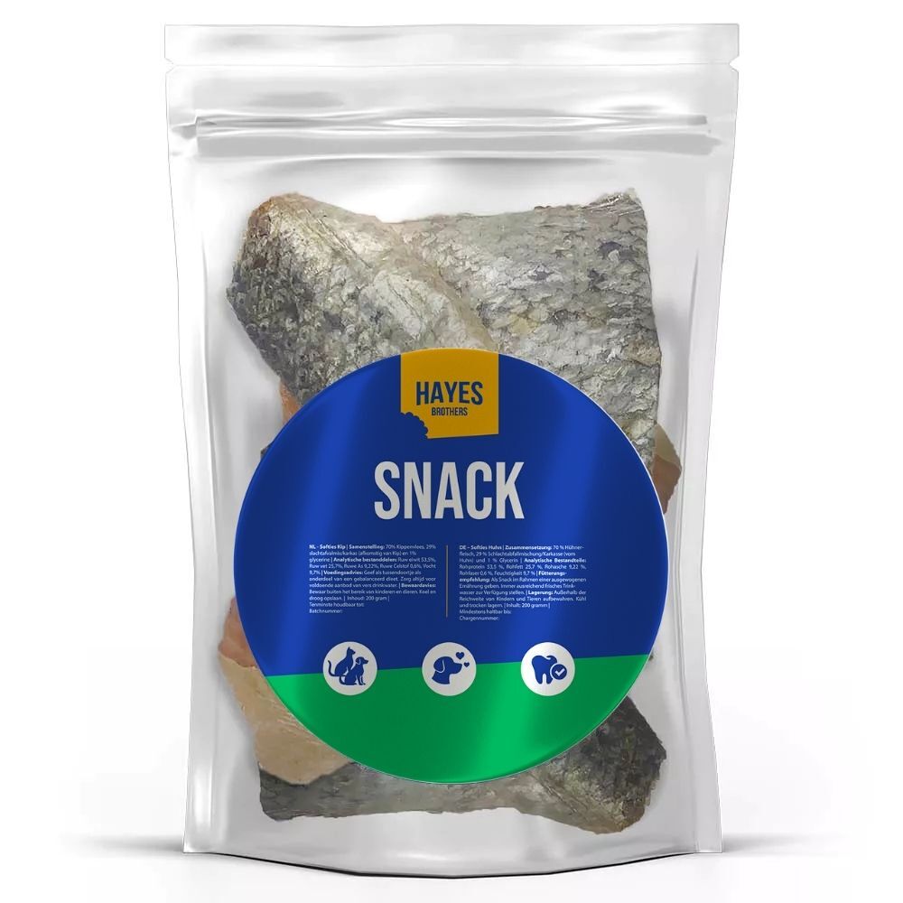 Hypoallergene Lachshaut Hayes Brothers snack hypoallergene zalmhuid