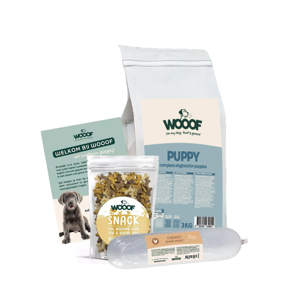 WOOOF Puppy für Welpen | Probierpaket WOOOF Probierpaket Welpenfutter
