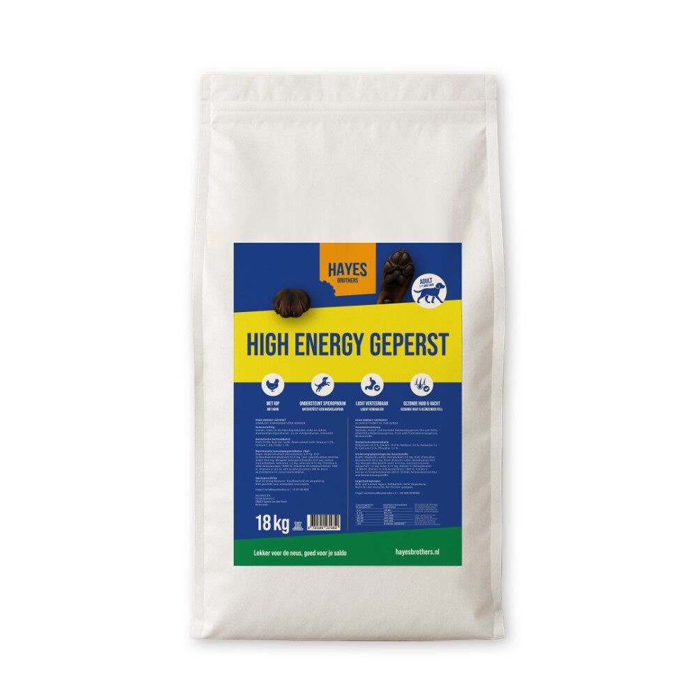 High-Energy Gepresst | 18kg 1 Sack Hayes Brothers High Energy Hundefutter