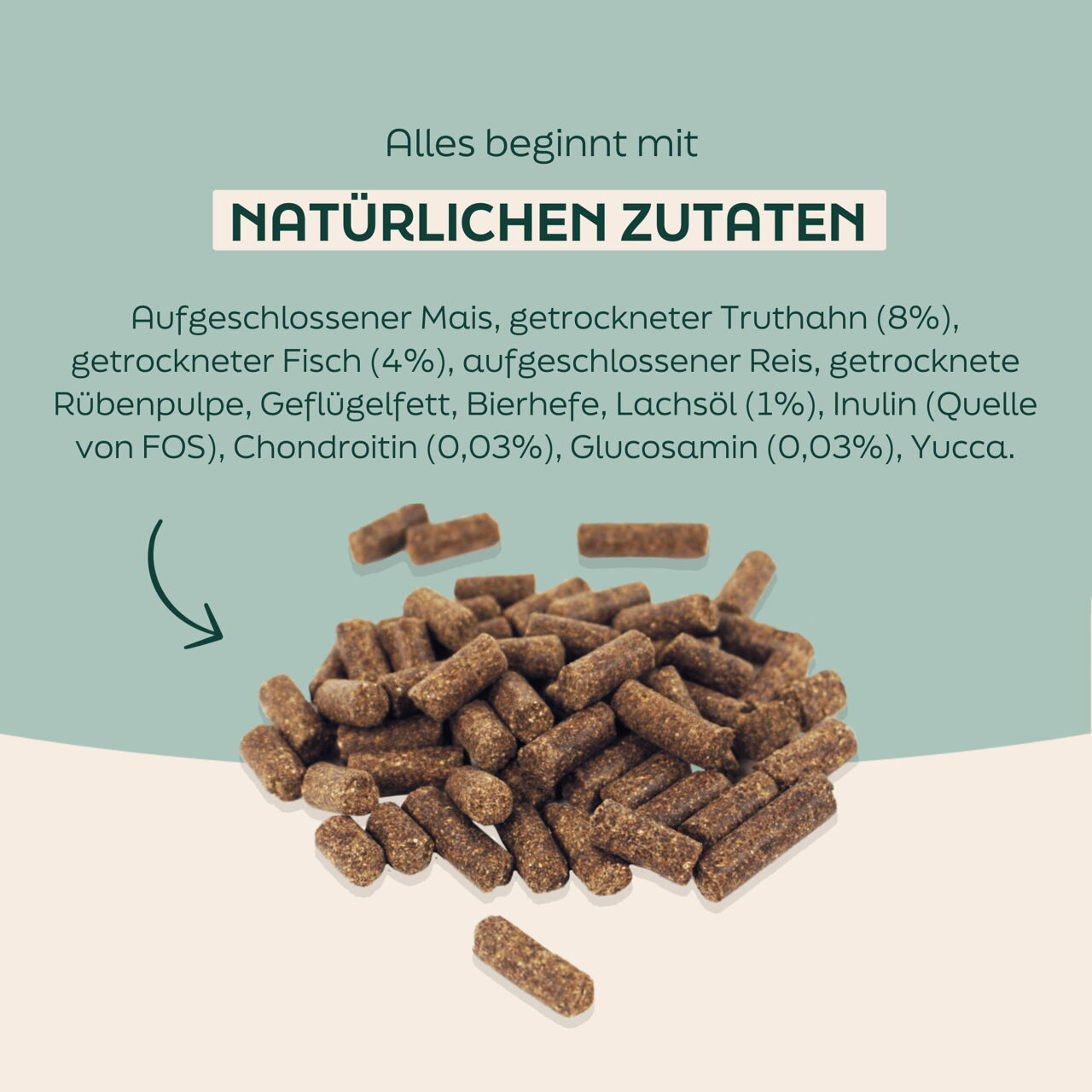 WOOOF Senior Hundefutter Senior hundefutter mit natürlichen Inhaltsstoffen