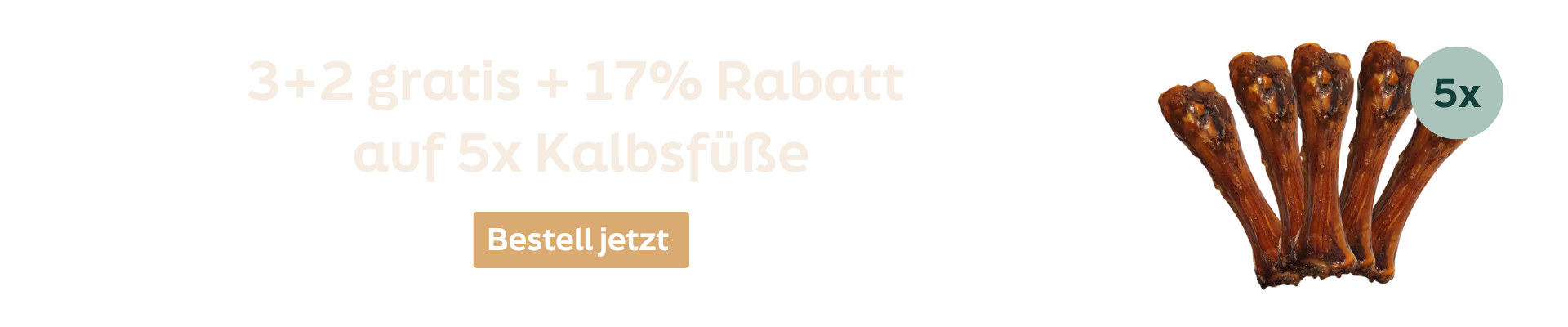 WOOOF aanbieding snacks