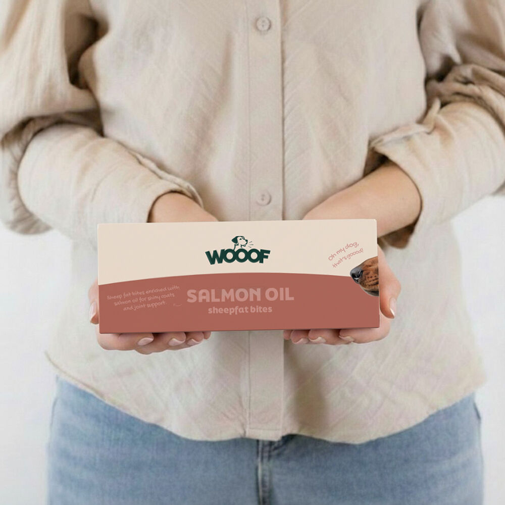 WOOOF Schapenvet bites met zalmolie