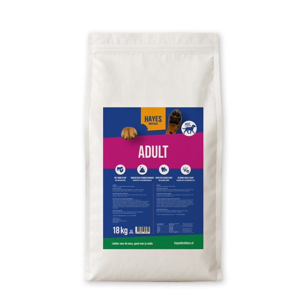 Adult | 18kg 1 Sack Hayes Brothers Adult Hundefutter
