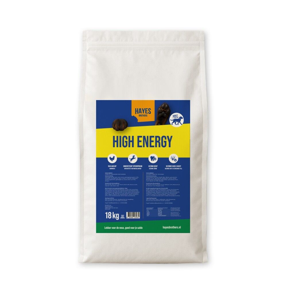 High-Energy | 18kg 1 Sack Hayes Brothers High Energy Hundefutter Gepresstes