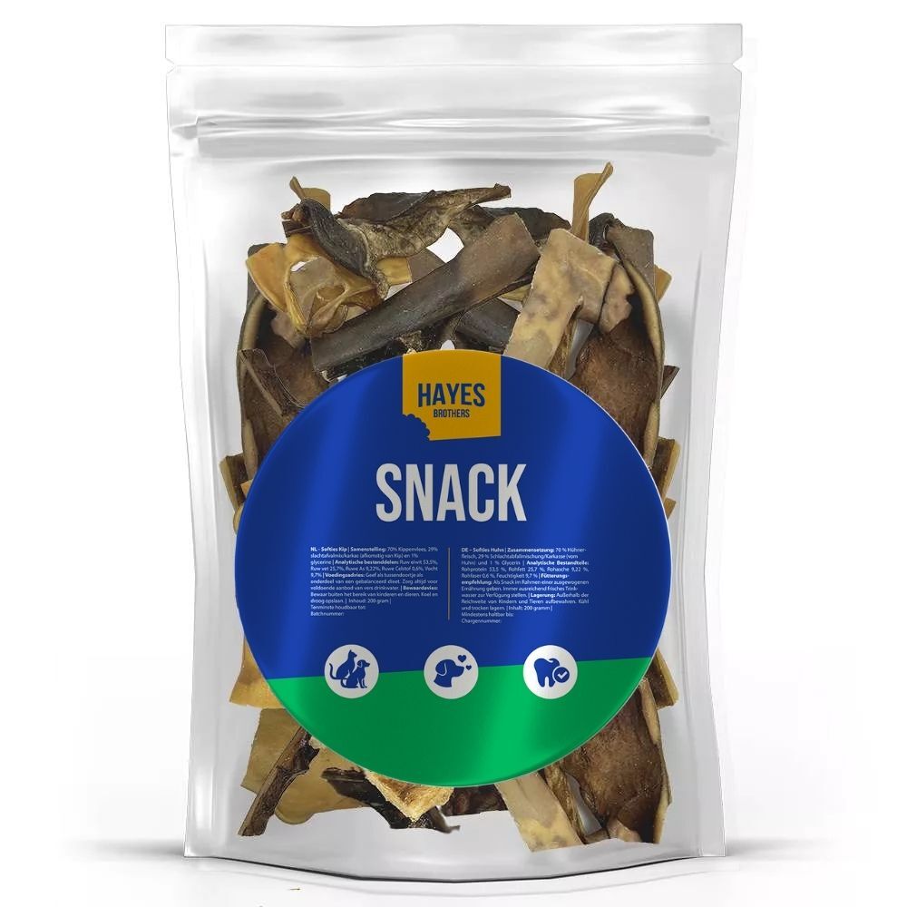 Hayes Brothers snack runderkophuid