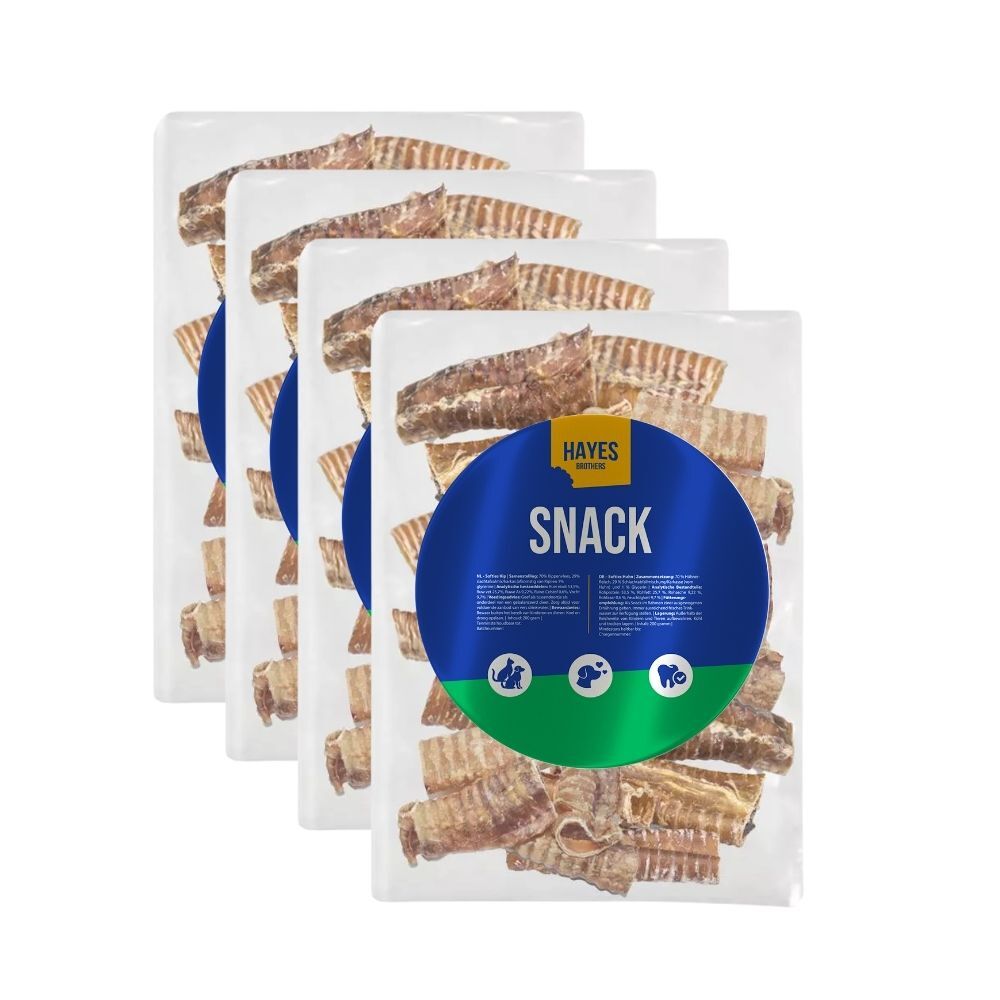 Rinderluftröhre Hayes Brothers snack runder luchtpijp multipack van 4