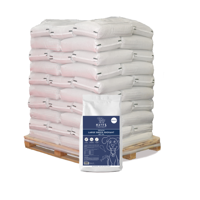 Pallet premium hondenbrokken 1 pallet Hayes Brothers Adult Large krokante hondenbrokken – 39 zakken