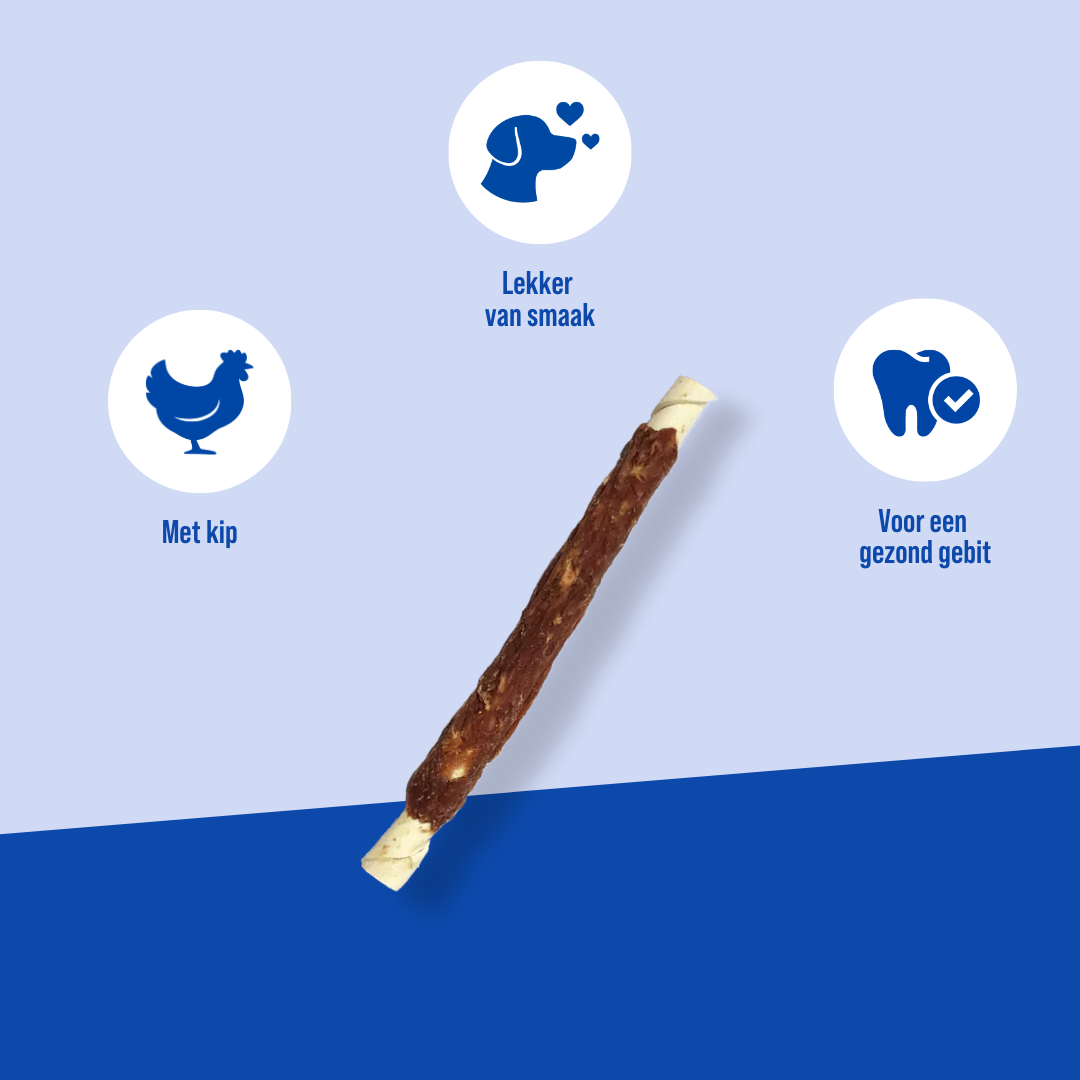 Voordeken chicken twisters hondensnack