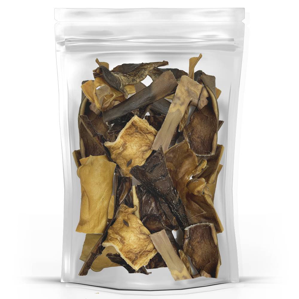 Yourdog runderkophuid – extra stevige, gedroogde kauwsnack van runderkophuid voor langdurig kauwplezier en sterke tanden.