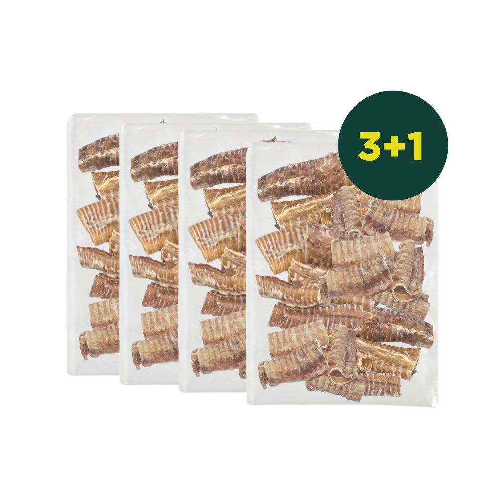 Yourdog Multi Snacks runderluchtpijp – gedroogde runderluchtpijp, natuurlijke en knapperige kauwsnack die helpt bij de tandverzorging.