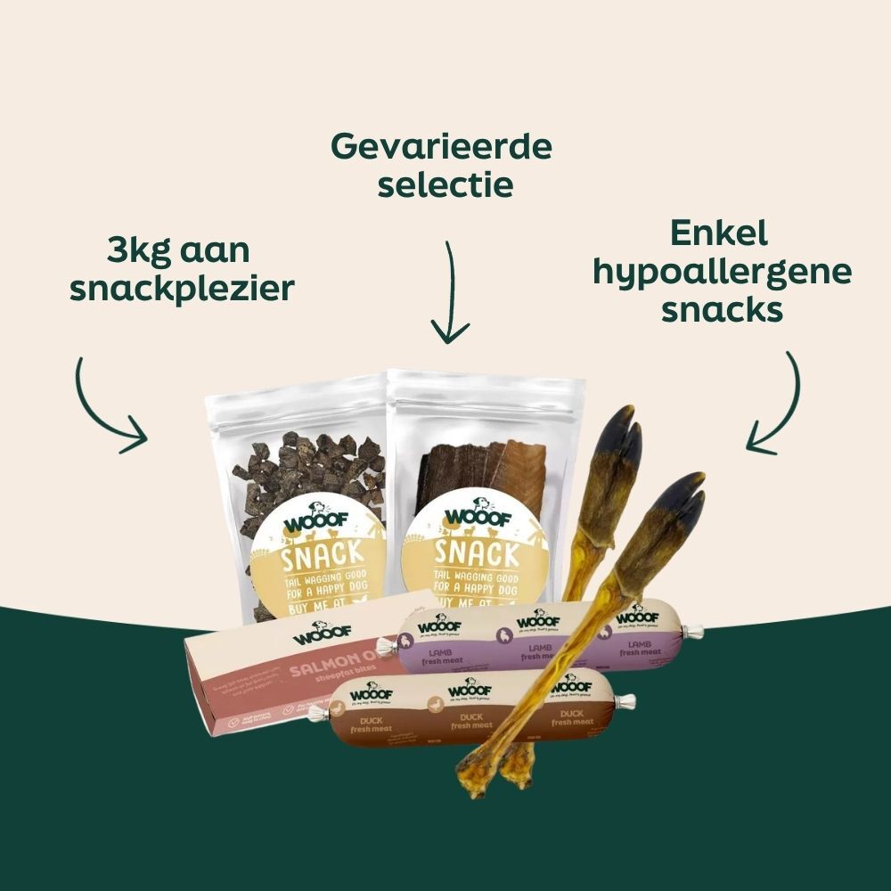 WOOOF Snackbox Hypoallergeen