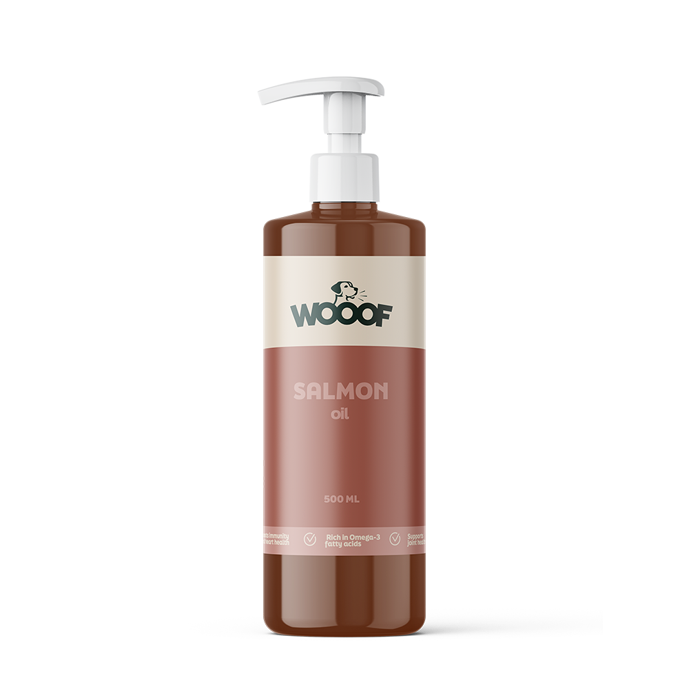WOOOF Wild Norwegian Zalmolie - vloeibaar WOOOF zalmolie