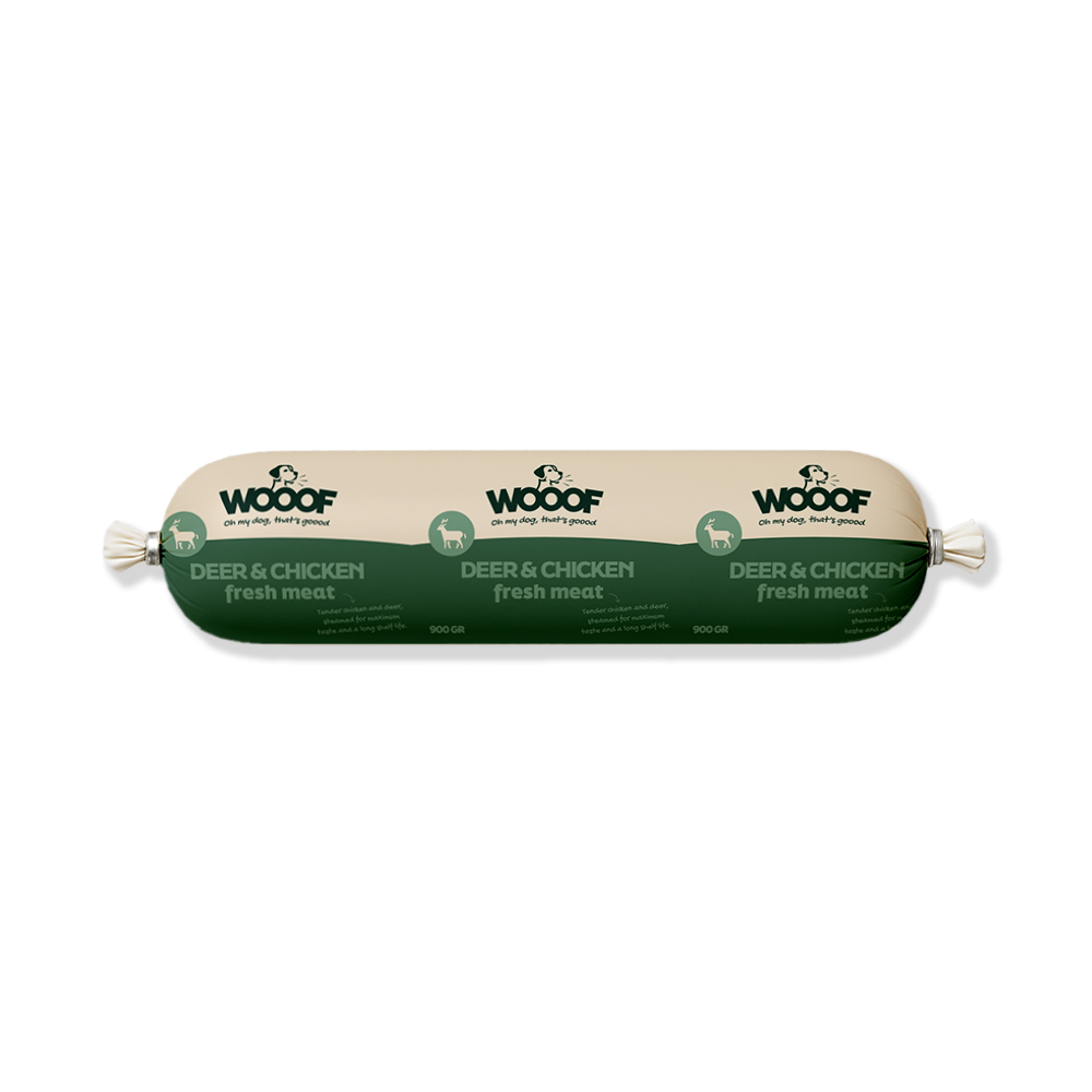 Hert vleesworst 900 gram