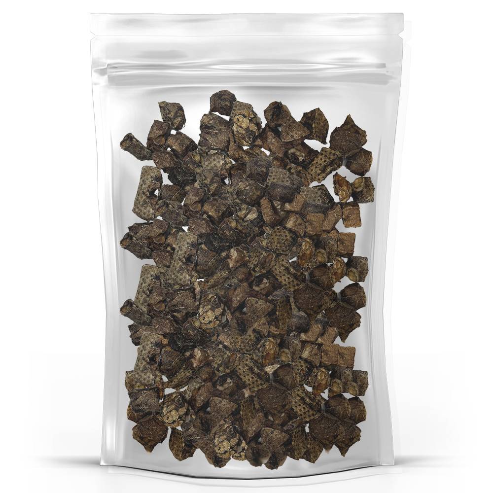 Longblokjes lam Yourdog Snacks lamslong trainers – kleine, zachte stukjes gedroogde lamslong, perfect als trainingssnack voor alle hondenrassen.